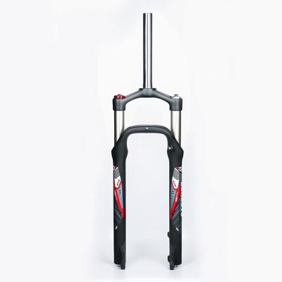 China 26 inch 135mm height lock+air suspension front fork wholesale bicycle front fork hydraulic open snow bike for sale