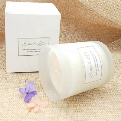 China Weddings Wholesale Scents Cozy Organic Rose Lavender Soy Wax Candles Scented Luxury Candle For Home Decor for sale