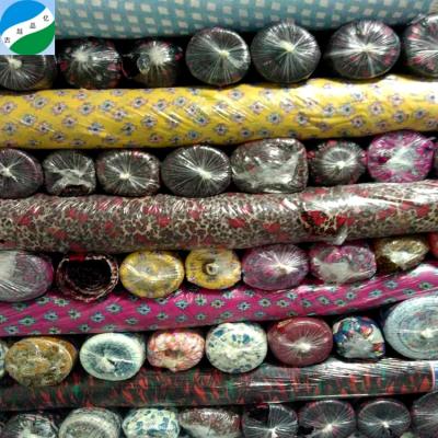 China New Design Chiffon Print Fabrics Tear - Resistant Stock Lot Korean Composite Textiles for sale