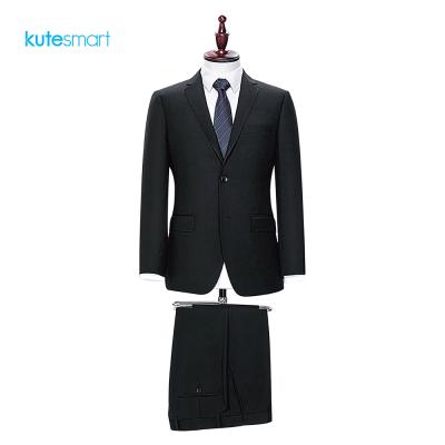 China Breathable Men's Fashion Slim Fit Suit 2 Piece Men's Formal Business Casual Dress Slim Suit for sale