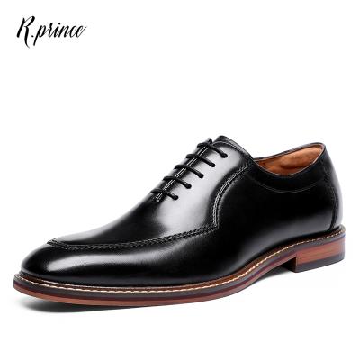 China Hot Sale Mens Quality Breathable Slip On Genuine Mens Mens Shoes Leather Oxford Dress Shoes For Wedding for sale