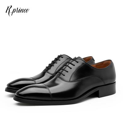 China High Quality Breathable Handmade Modern Leather Business Casual Men Wedding Oxford Shoes for sale