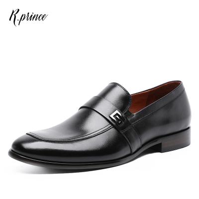 China 2021 New Custom Made Men's Shoe Fashion Luxury Breathable Design Genuine Leather Shoes Waterproof For Men for sale