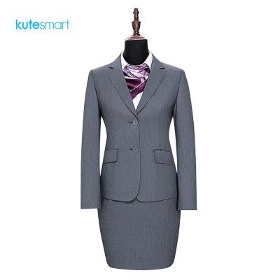 China New Fashion QUICK DRY women's office ladies uniform three-piece suits for women's autumn suit for sale