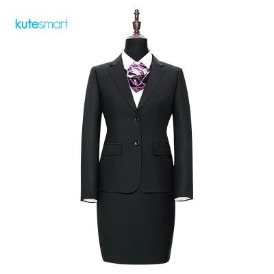 China High quality fashion elegant women's casual wool Female Formal Wholesale Blazer Suit QUICK DRY three pieces set ladies for sale