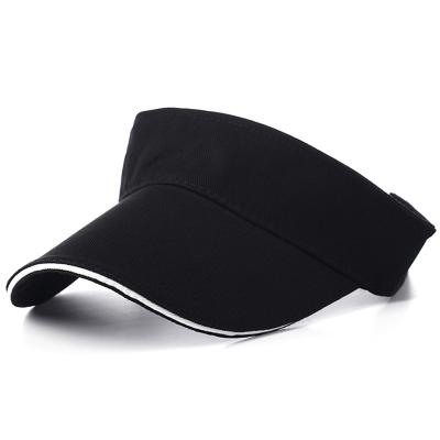 China Comfortable Women Men Fashion Sun Visor Hats Adjustable Strap Sports Sun Covers Breathable Custom Hats for sale