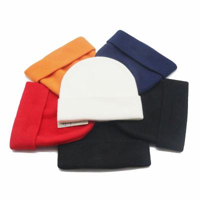 China Custom Wholesale High Quality Acrylic Colorful Unisex Winter Knitted Tie Dye Hat COMMON Logo Plain Beanie Hat for sale