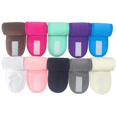 China Soft Touch Feeling Microfiber Cotton Custom Facial Logo Fashion Headbands Spa Headband for sale