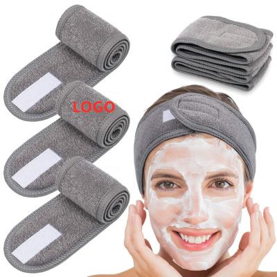 China European and American custom 2021 Chinlon face wash hair band lady yoga sports headband makeup headband for sale