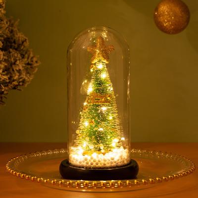 China Creative Luminous Glass Cover Christmas Tree Decoration Christmas Tree Cover New Christmas Ornaments Gifts for sale