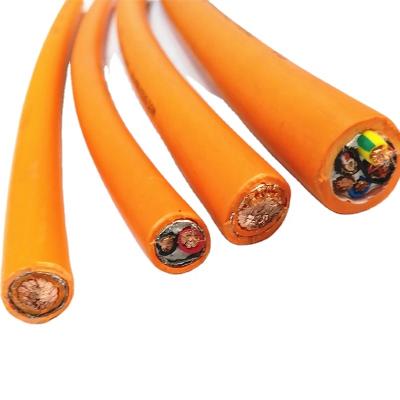 China Underground Temperature Resistant Wire EV 3x2.5+2x1.0 TPE/TPU Pile Charging Cable for sale