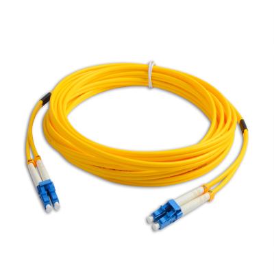 China Telecom Optical Fiber Singlemode Grade Dual-Core Telecom Communication OS2 Jumper LC-LC Fiber Optic Jumper 9/125 can be OEM for sale