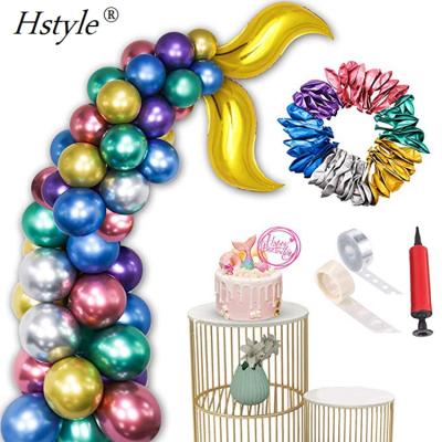 China Eco-Friendly Mermaid Tail Balloons Garland Kit Party Decorations for Wedding Baby Shower Birthday Mermaid Party Supplies Pack of 55 SET580 for sale