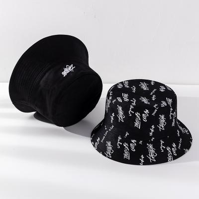 China Durable Spring And Summer Printed Fisherman Hat Foldable Bucket Hat for sale