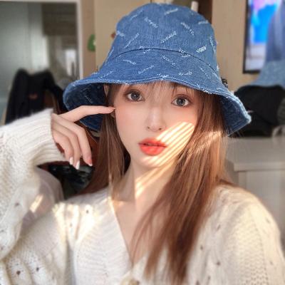 China High Quality Durable Spring And Summer Denim Fisherman Bucket Hat Cowboy Hat for sale