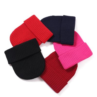 China COMMON Custom Wholesale Premium Plain Soft Warm Acrylic Knit Adult Winter Beanie Hat for sale