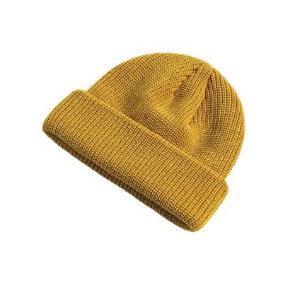 China JOINT Beanie Hat Wholesale For Unisex Fashion Winter Autumn Simple Knitted Hats Solid Color New for sale