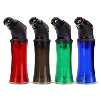 China Regular flame reaches1000-1300â „ ƒ Powerful Refillable Butane Tobacco Smoke Reactors Flame Torch Lighters Windproof Wholesale for sale