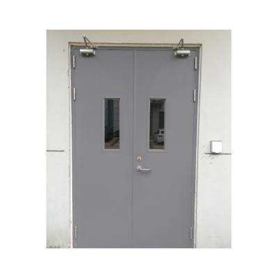 China Modern Apartment Anti Exit Door 120 /180minute Hotel Rated Fire Proof Commercial Steel Doors for sale