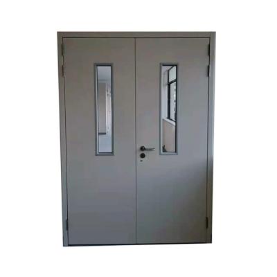 China Modern Fire Rated Doors Stamped Steel Door With Smart Lock for sale