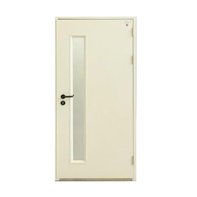 China modern chinese factory sell glass interior vision clean room hospital emergency exit steel door for sale