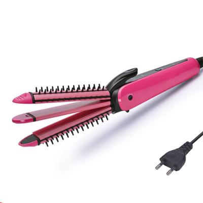 China 3 In 1 3 In 1 Straight / Curl / Corn Curved Curler Hair Tools Automatic Hair Salon Equipment for sale