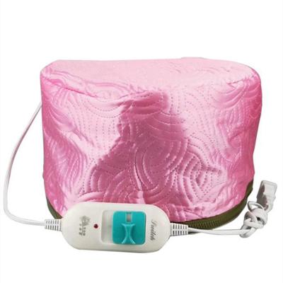 China Hair Steamer Cap Heat Cap For Electric Heating Steamer Hair Cap Deep Treatment Pink 26*18cm for sale