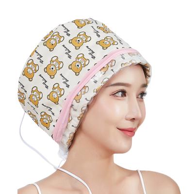 China Electric Heat Deep Treatment Cap For Hair Beauty Hair Steamer Wholesale Cap For Natural Hair Care SPA 220V 23*17cm for sale