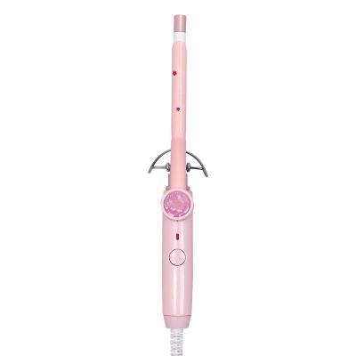 China Newest Hotel Curling Hair Machine 9mm Mini Curl Hair Machine Low Power Hair Curling Iron for sale