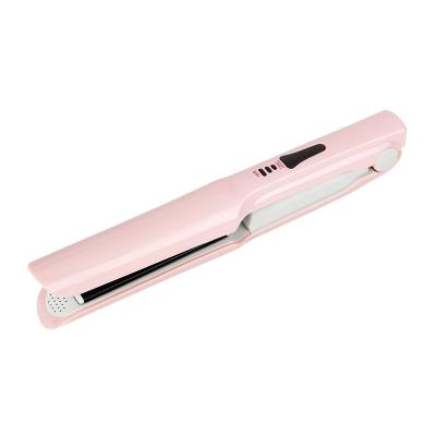 China Hotel Cordless Flat Iron Professional Portable Hair Straightener USB Charging for sale