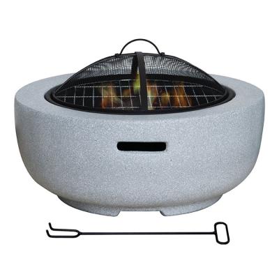 China Hearting MgO Yard Fire Pit Bowl Outdoor BBQ Grill Wood Burning Heating Garden Landscaping Fire Pits For Backyards for sale