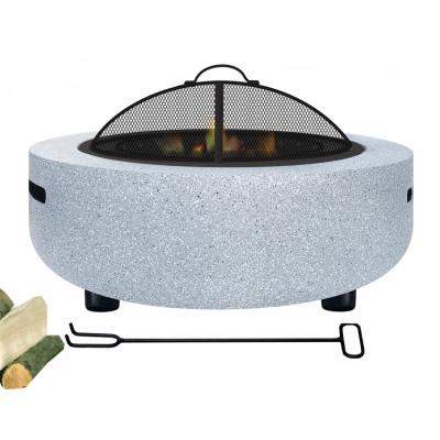 China Outdoor Garden Fire Pit Bowl Mgo Wood Burning Heating Yard Garden Landscaping Fire Pits For Backyards for sale