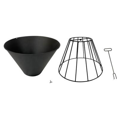 China Wholesale High Quality Outdoor Hearting 2 in 1 Metal FirePit Fire Basket Log Burner Fire Bowl for Outdoor Wood Burning for sale