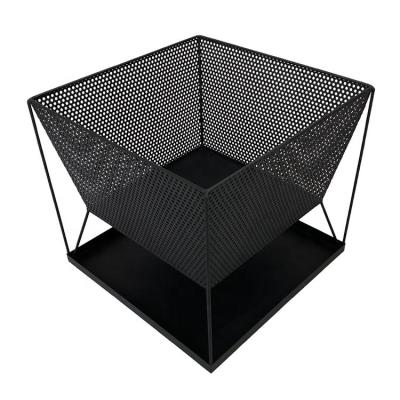 China Hearting Lattice Cavity Metal Pattern Design Fire Outdoor Hot Selling Portable Outdoor Camping Pit for sale