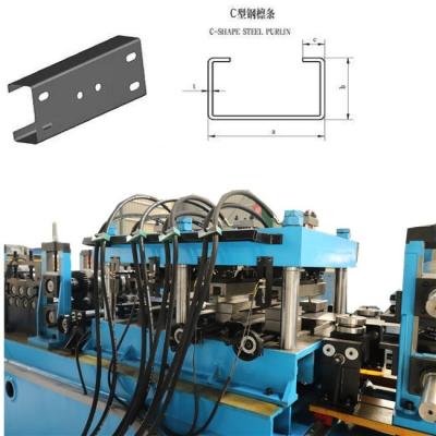 China Het automatische Gekleurde Broodje die van Staalcz Purlin Machine 15kw 50HZ vormen Te koop