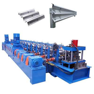 中国 SGS Highway Guard Rail Two Wave Or W Beam Roll Forming Machine 12m/Min 販売のため