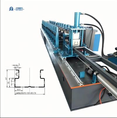 China Supermarket Storage Rack Shelf Frame Cold Roll Forming Machine for sale