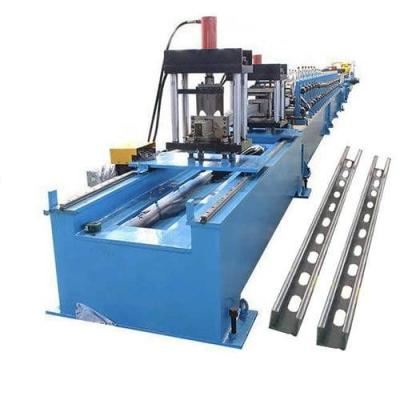 Cina Slotted Unistrut Channel Roll Forming Machine in vendita