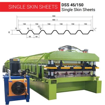 China IBR-het Blad Rolling Machine 7.5kw PPGI van het Metaaldakwerk aan EGYPTE Te koop