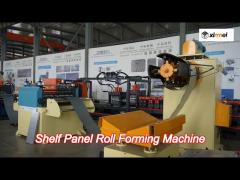 adjustable width linear ppgi 0.2mm shelf panel roll forming machine