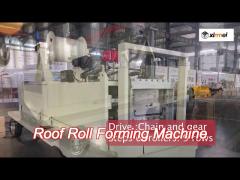 trapezoid standing seam metal roofing panel machine 10 stations