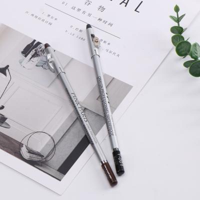 China Wholesale Eco Friendly Custom Logo Pencil Shape Brown Eyeliner Pen Waterproof With Cover for sale