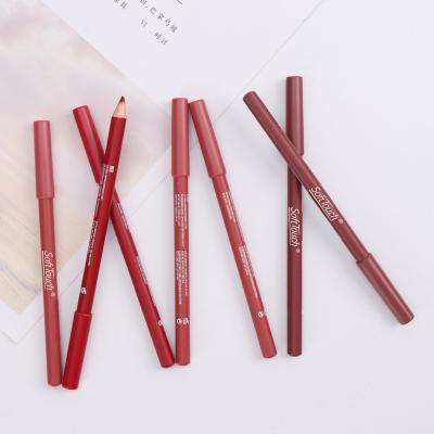 China OEM Private Label Custom Logo Highest Selling Waterproof Brown Lip Liner for sale