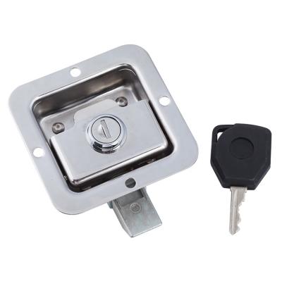 China LM-866-28 Steel Handle-Stainless Us Handle Tool Box General Flush Door Latch Stainless Steel Truck Pallet Recessed Lock for sale