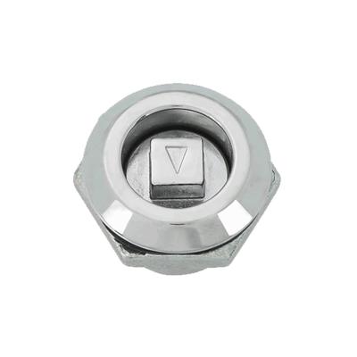 China Zinc Die Casting Body And Head Lipson LM-705-4A Zinc Alloy Bright Chrome Plated Square Recess Quarter Turn Cam Lock for sale