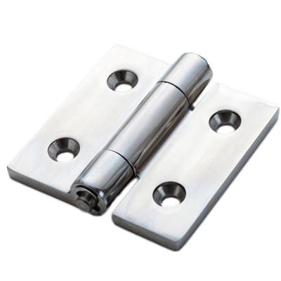 China HL-200-3 Modern Butt Steel Fixed Door SS 304 Grade 65*65 Heavy Load Industrial Double Hinge Stainless Hinge for sale