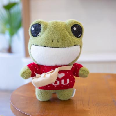 China Comfortable Plush Doll Frog Toy Plush Human Toys for sale