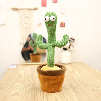 China Multifunctional cactus plush cactus dancing toy sing dancing dancing cactus for sale