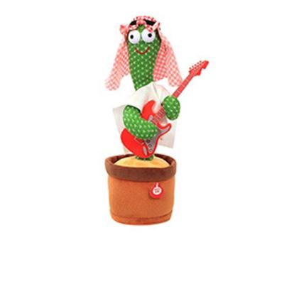 China Multifunctional Electronic Plush Toys Funny Cactus Dancing Shake Dancing Cactus Twisting Cactus Toy Dancing for sale