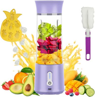 China Car factory design 500ml wholesale price rechargeable battery operated fruit blender for sale